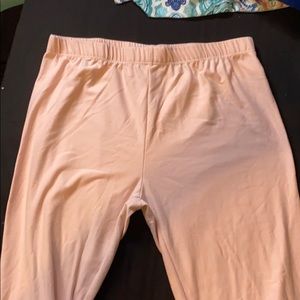 Light pink leggings
